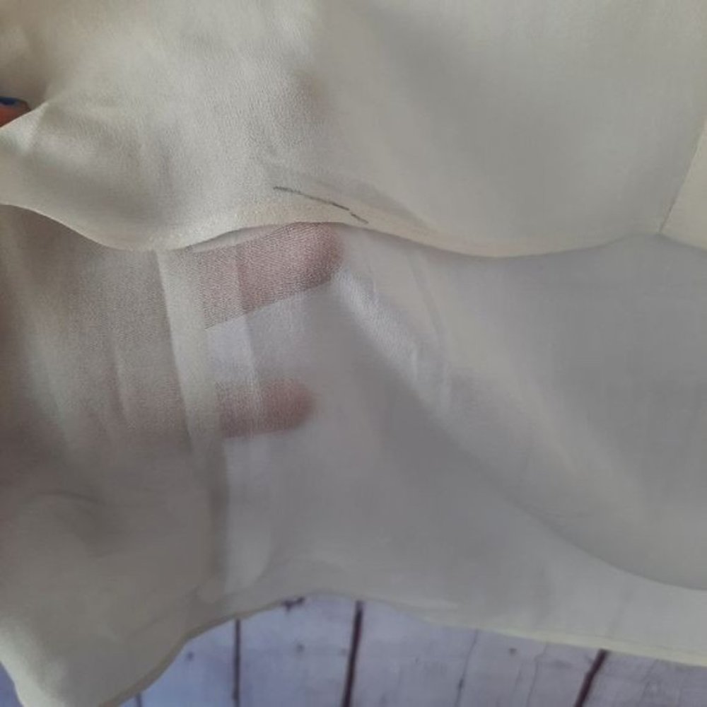 Eileen Fisher Silk Mandarin Collar Button Down Tunic - Picture 10 of 16